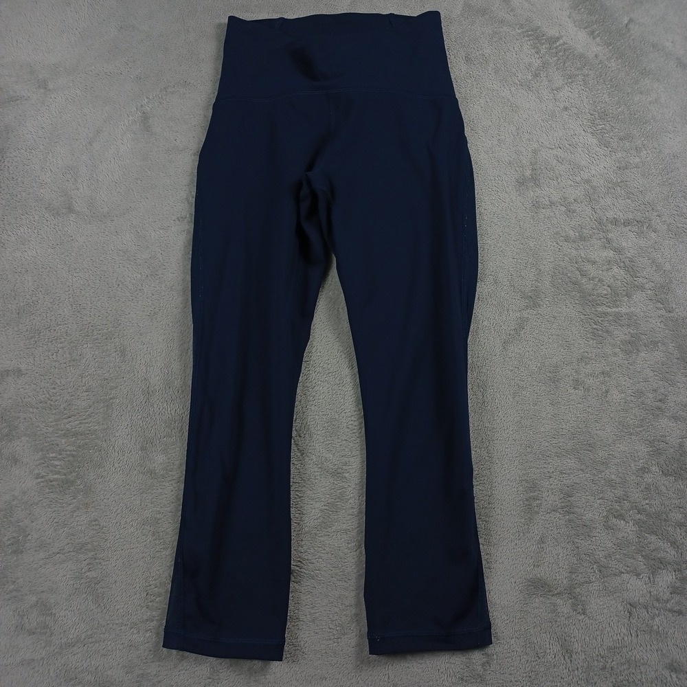 Lululemon Pants Womens 4‎ Navy Blue Timeless Cropped Yoga Athletic Gym
